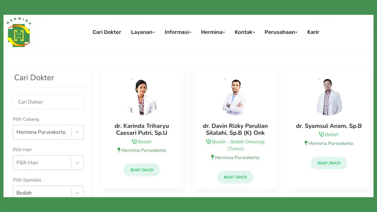 Dokter Bedah RS Hermina Purwokerto