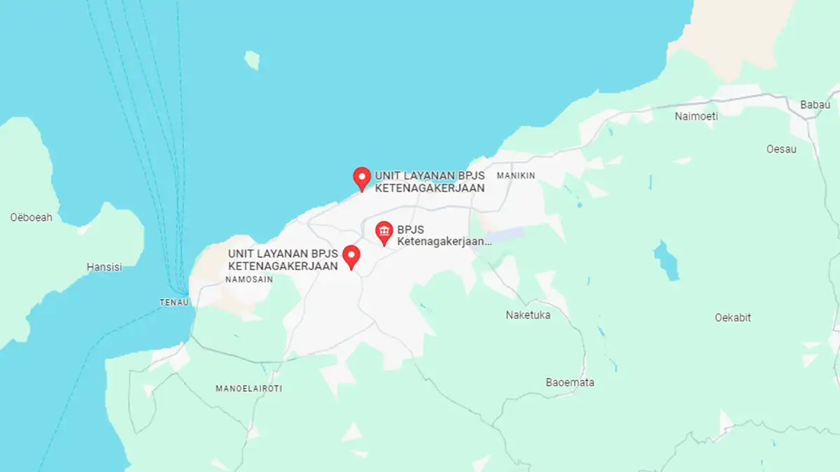 Lokasi BPJS Ketenagakerjaan Nusa Tenggara Timur